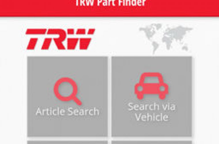iOS and Android TRW Part Finder App