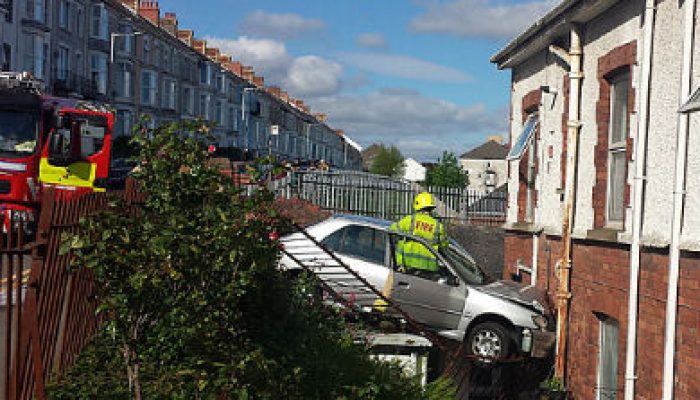 Newly qualified driver smashes into house after selecting wrong gear