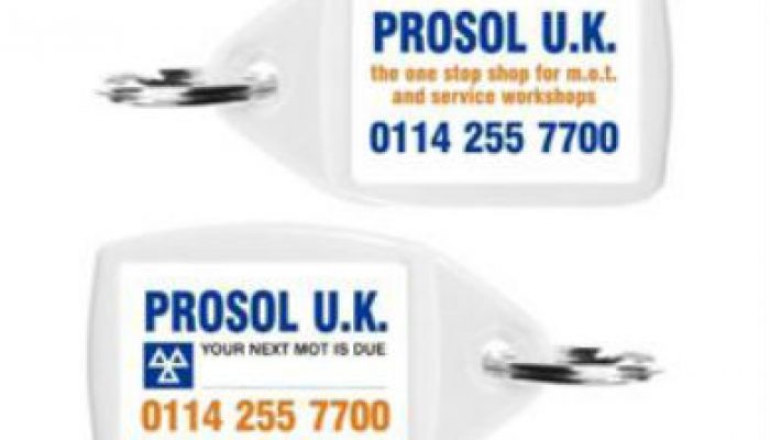 MOT/service reminder key fobs from Prosol