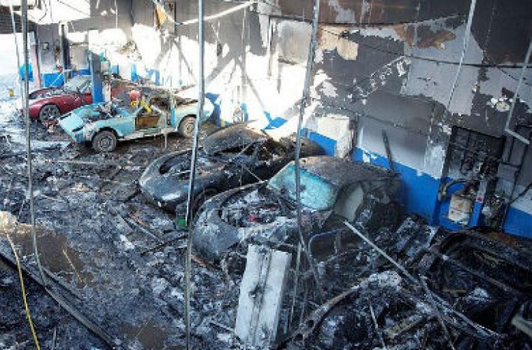 £600,000 worth of sports cars destroyed in garage fire