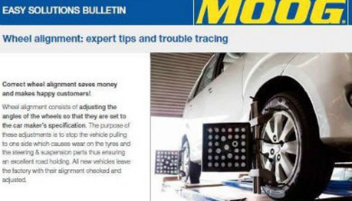 Federal-Mogul Motorparts publish wheel alignment guide