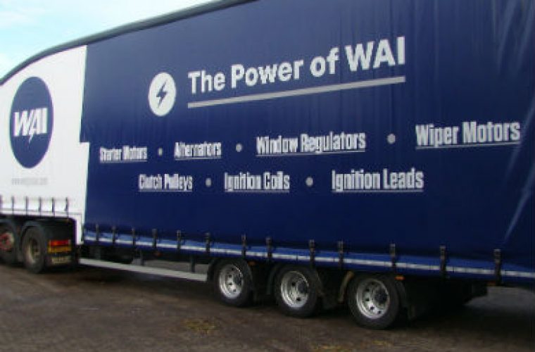WAI branded truck hits UK roads