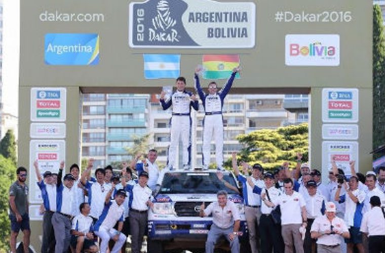 KYB and Toyota Auto Body continue Dakar success