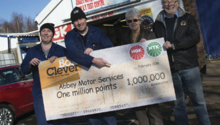 NGK gives family one million points