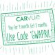 Get three months of CarVue for the price of one