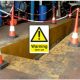 Prosol hazard area cone and chain system