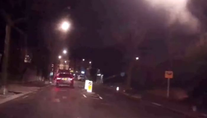 Video: Dashcam footage shows thief driving stolen BMW