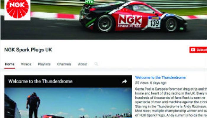 NGK launches YouTube channel