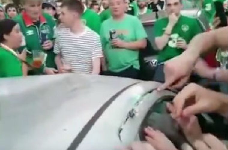 Video: ‘boys in green fix the car’ at European Championships