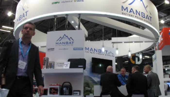 Manbat presents latest battery tech at Automechanika