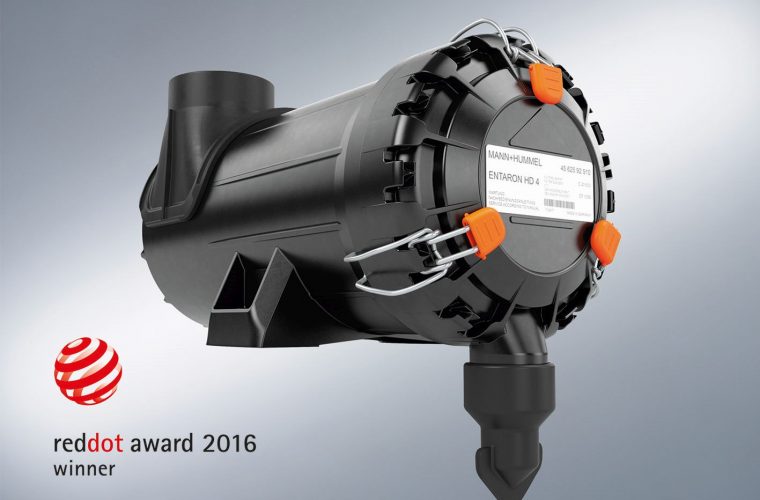 ENTARON HD 4 presented with 2016 Red Dot award
