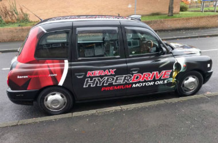 Manchester taxis flaunt new Kerax branding