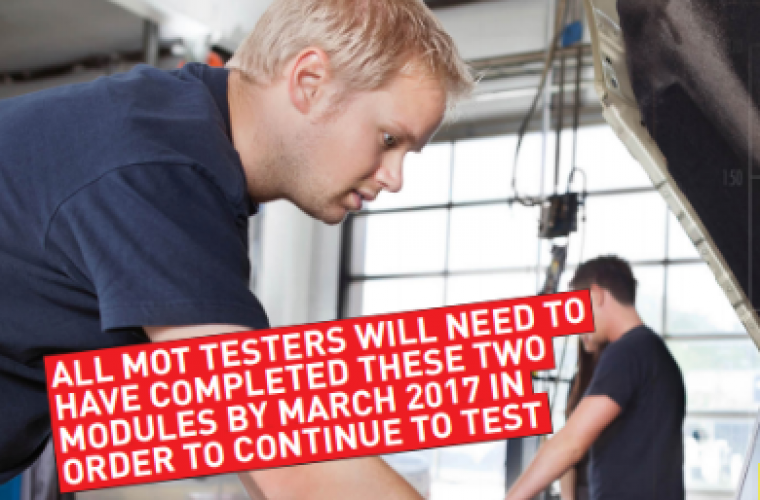 MOT tester mandatory CPD offer from GSF Car Parts