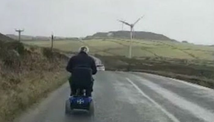 Video: tech modifies mobility scooter to reach 60mph