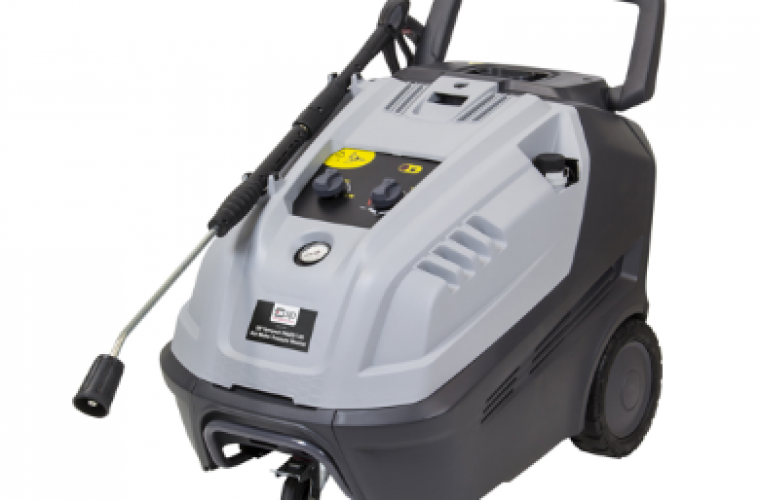 New hot water electric pressure washer at SIP