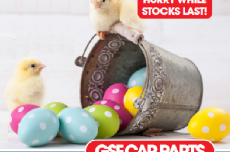 Free Easter egg on orders over £25 at GSF Car Parts