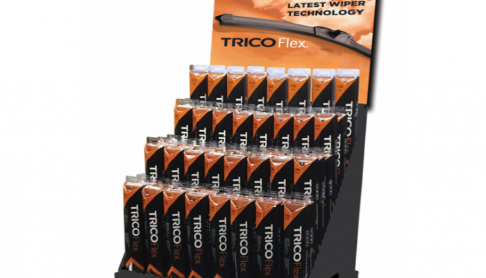 TRICO offers carton merchandisers for Flex blades