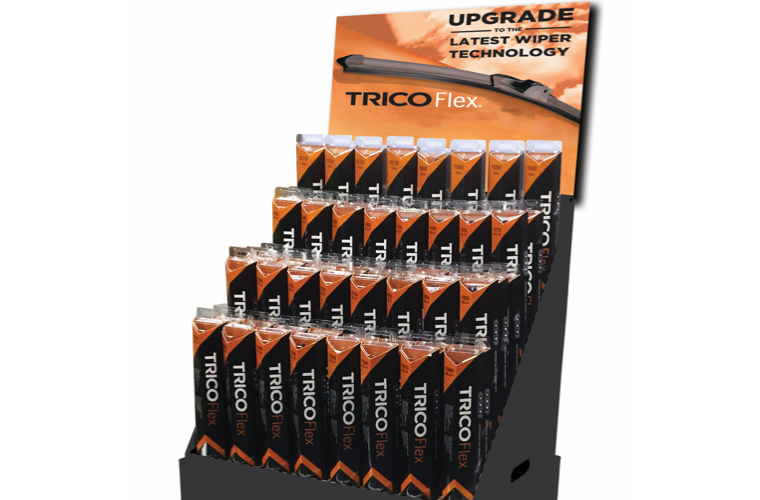 TRICO offers carton merchandisers for Flex blades