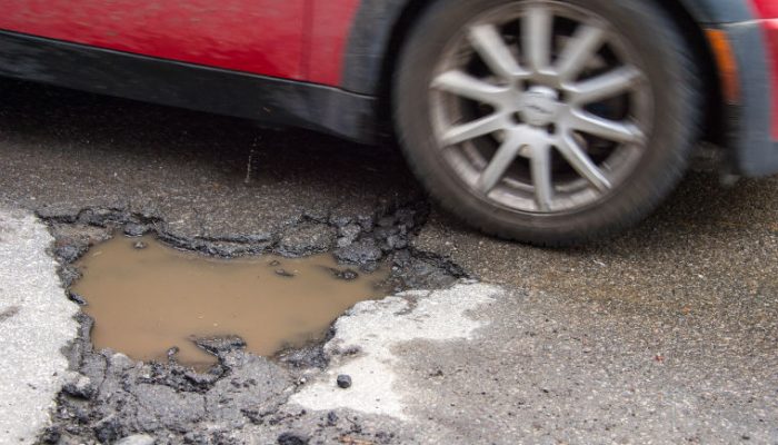 Ford Fiesta driver terrified after pothole rips rear axle from vehicle at 25mph