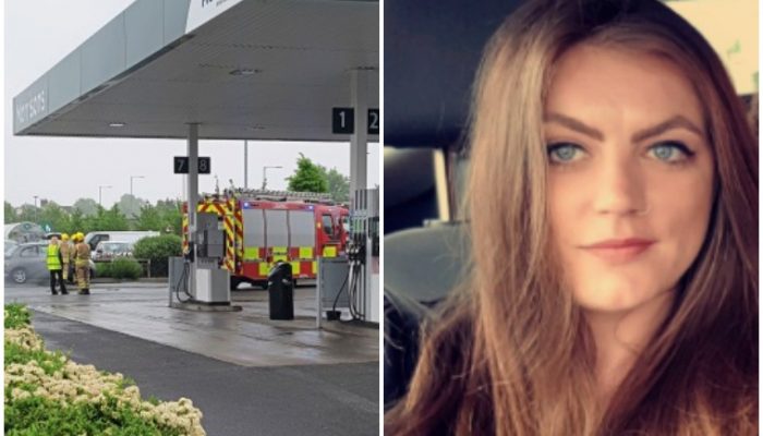 Young mum’s LPG tank explodes on forecourt
