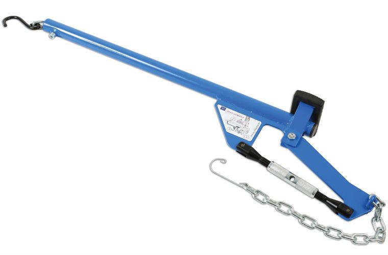 Hands-free suspension arm lever from Laser Tools