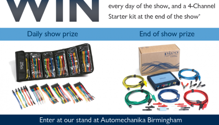 Win a four-channel PicoScope starter kit at Automechanika Birmingham