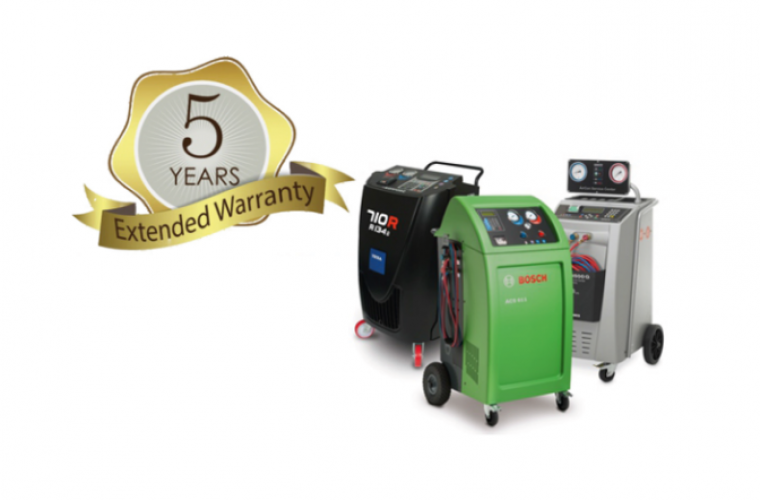 Five year warranty on air con machines at Hickleys