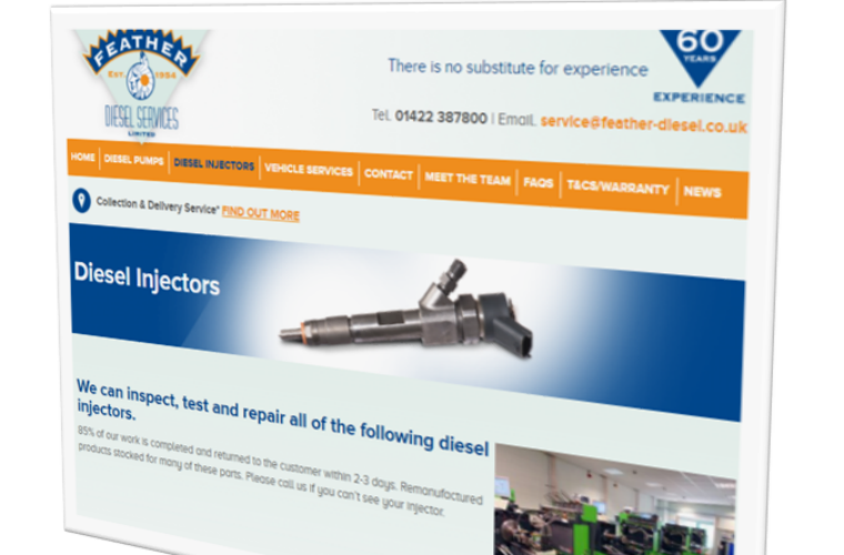 Diesel specialist relaunches website and highlights 60 years’ experience