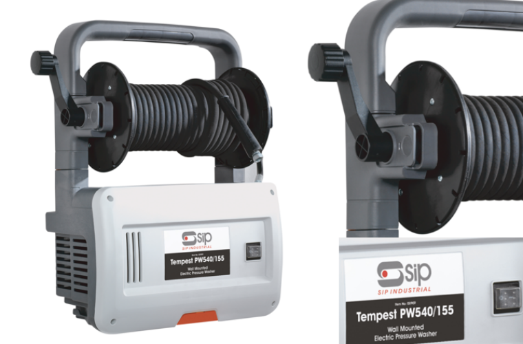 Wall mountable and portable pressure washer at SIP