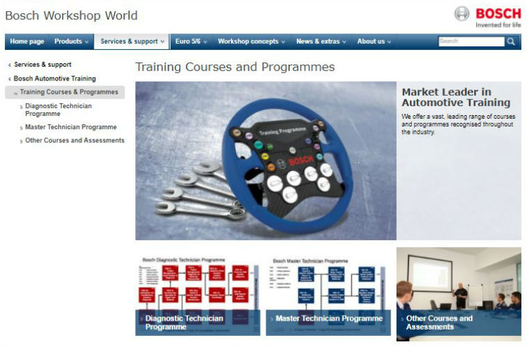 bosch training courses
