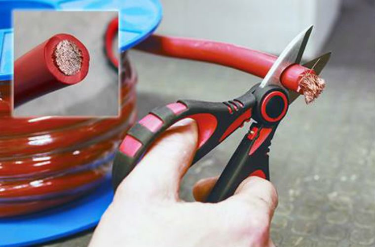 Cable cutter and crimper from Laser Tools