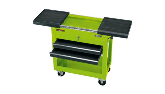 Special edition two drawer tool trolley from Draper Tools
