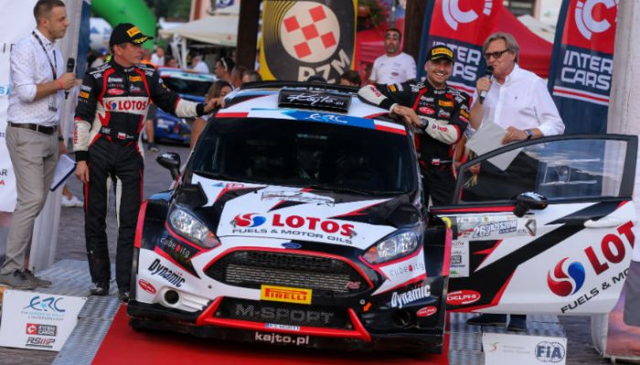 Delphi beneficiary first to receive hat-trick of European Rally Championship titles