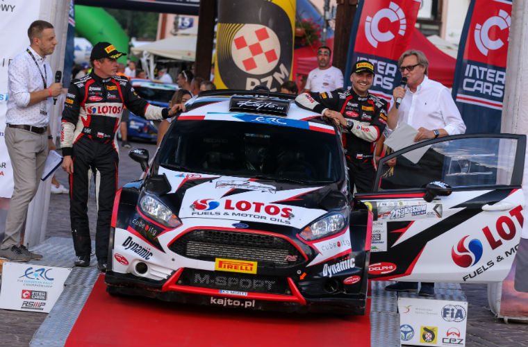Delphi beneficiary first to receive hat-trick of European Rally Championship titles