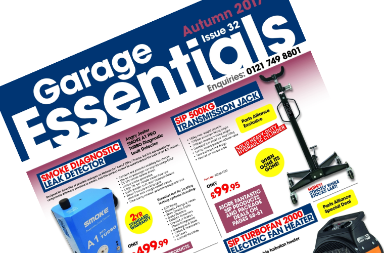 Latest product releases detailed in autumn edition of ‘Garage Essentials’