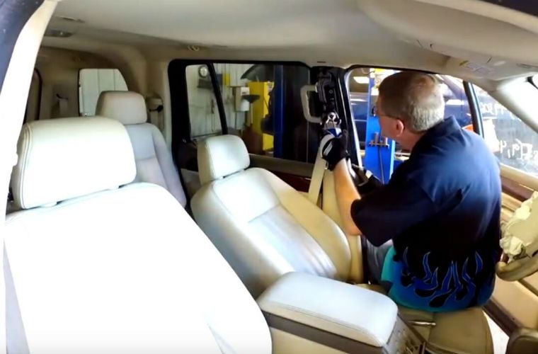 Four steps to effortlessly removing seat belt bolts using induction heat