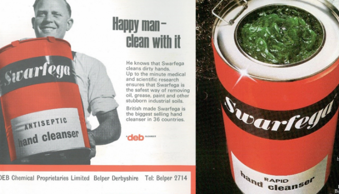 Can you remember these? Throwback to Swarfega ads of the 60’s and 70’s