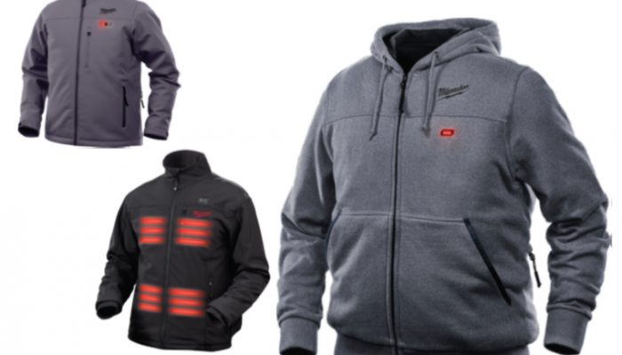 Keep warm this winter with these heated Milwaukee M12 jackets and hoodies