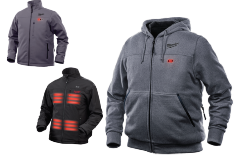Keep warm this winter with these heated Milwaukee M12 jackets and hoodies
