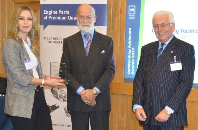 Fellowship of the Motor industry 2017 Bursary award winner announced