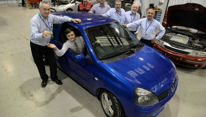 Apprentices build surprise car for 19-year-old colleague