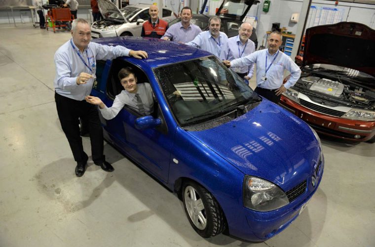 Apprentices build surprise car for 19-year-old colleague