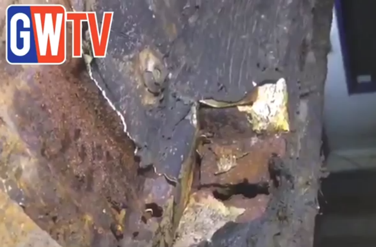Video: MOT horror as tester discovers rusty holes filled with silicone on kids minibus