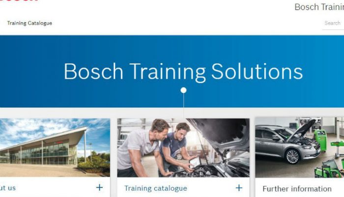 Bosch Training Solutions pilot scheme launched in UK