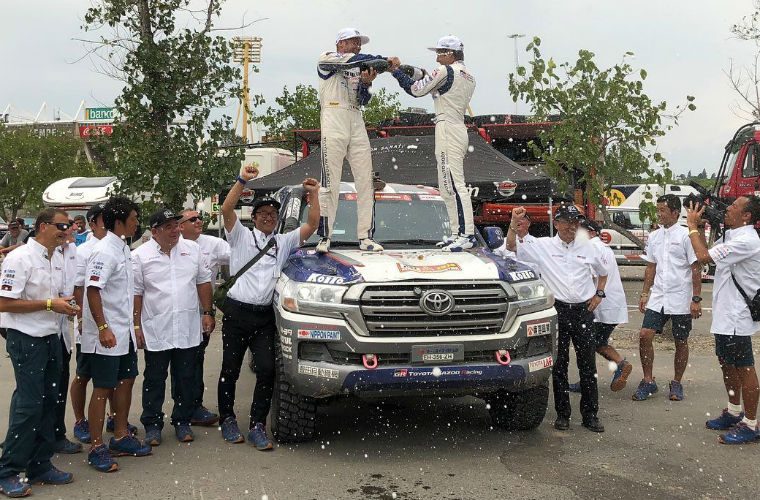 DENSO sponsored Team Land Cruiser win 2018 Dakar Rally