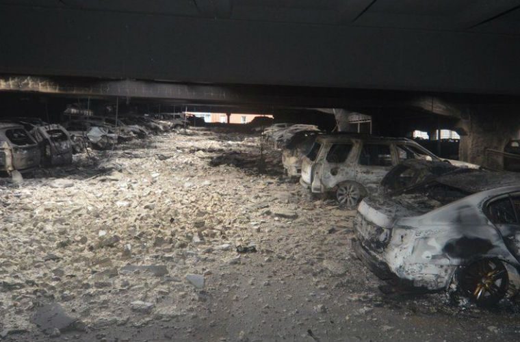 Newly released images show utter destruction following Liverpool car park fire