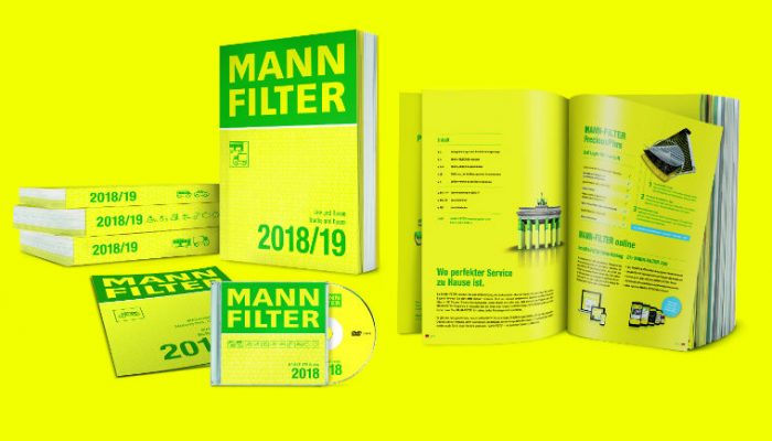 MANN-FILTER announce launch of brand new 2018 catalogue