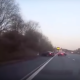 Watch: Shocking moment car veers off M4 and flips after avoiding out-of-control Jag