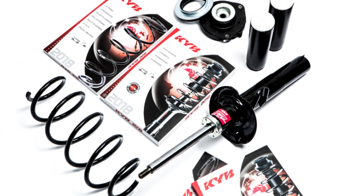 European shock absorbers and coil springs catalogue released by KYB