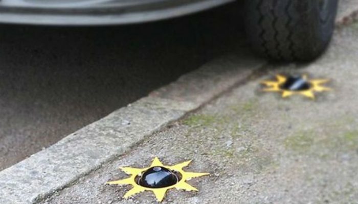 Extreme new device that punctures tyres aims to address pavement parking problem